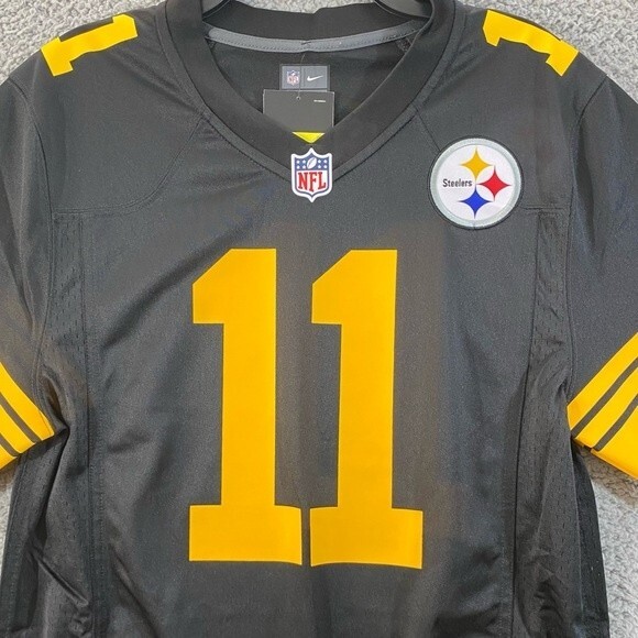 Nike NFL Pittsburgh Steelers Claypool #11 Men's Home Jersey - Size: S - Picture 3 of 13